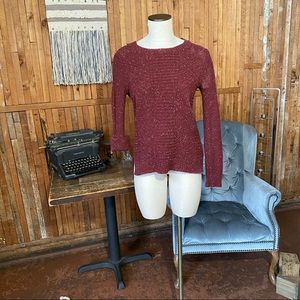 Burgundy Hollister Sweater